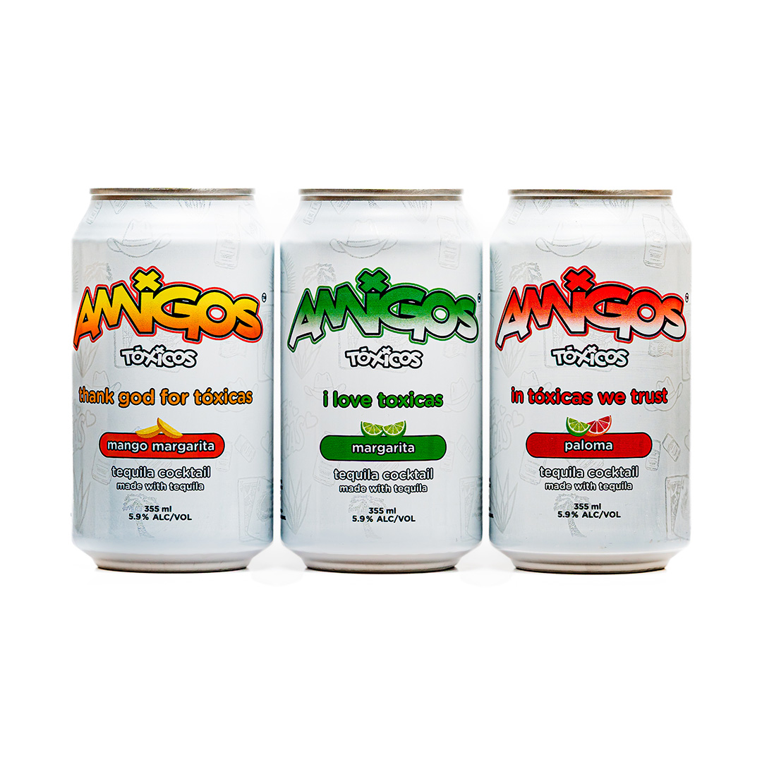 Amigos Toxicos Tequila Cocktail Single 355ml Can