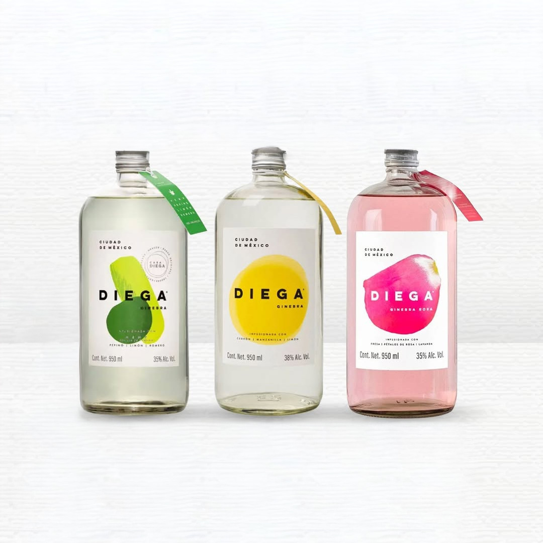 Diega Ginebra – Infused Gin from Mexico City 750ml