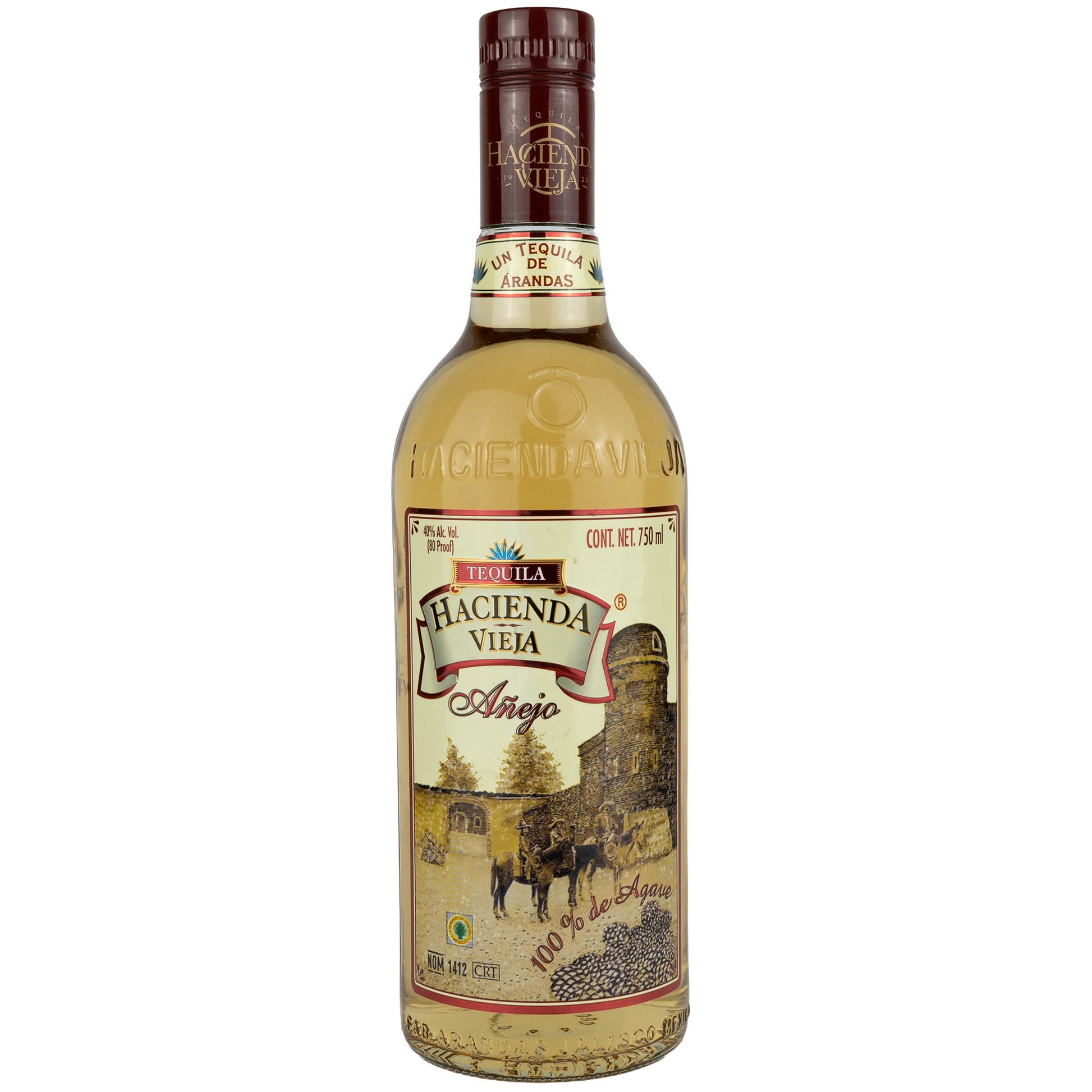 Hacienda Vieja Anejo Tequila 750ml